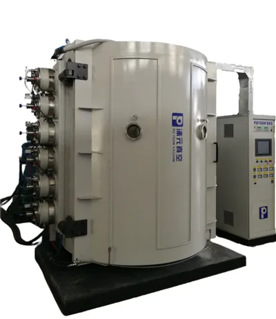 Máquina de recubrimiento por pulverización sanitaria PVD
